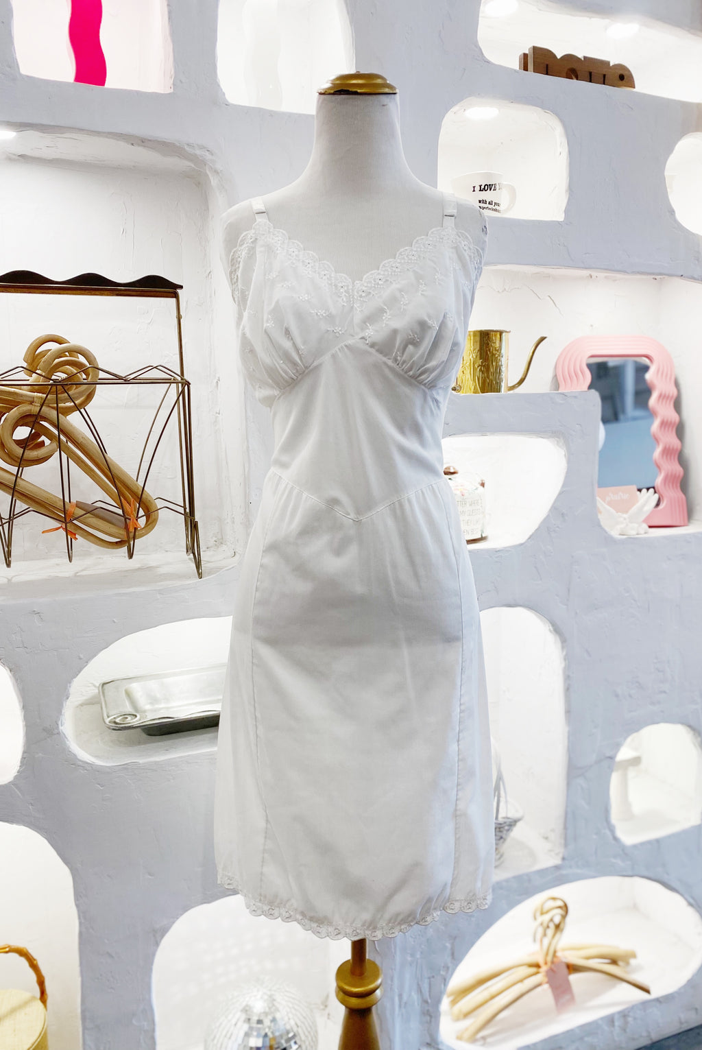 Eyelet Slip Dress
