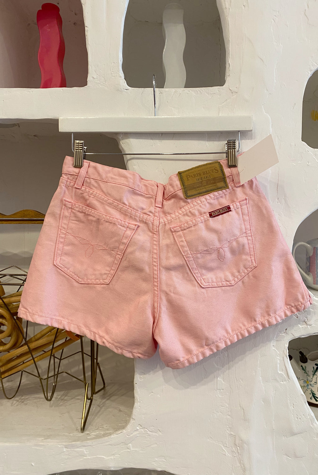 Pink Jean Shorts