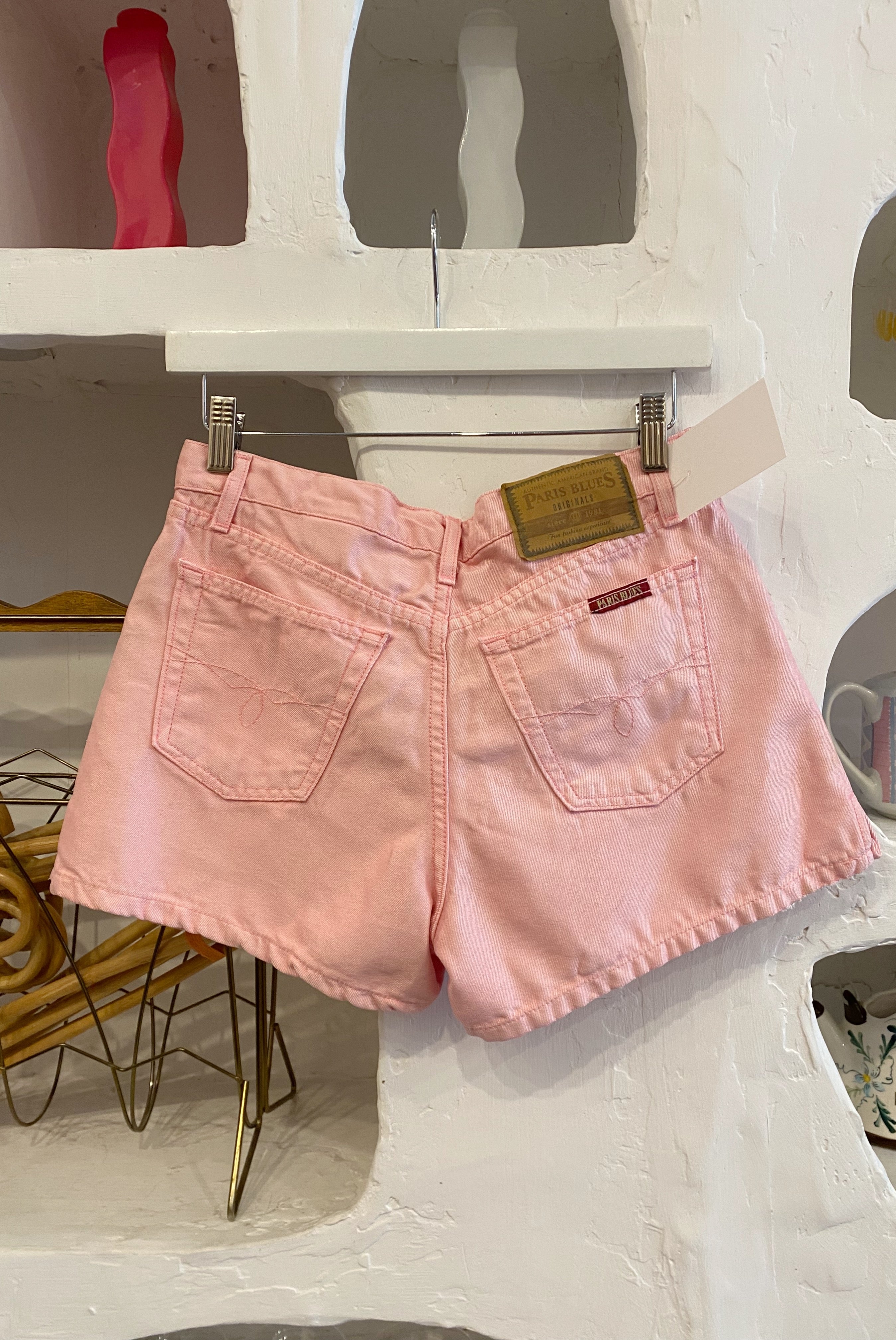 Pink Jean Shorts