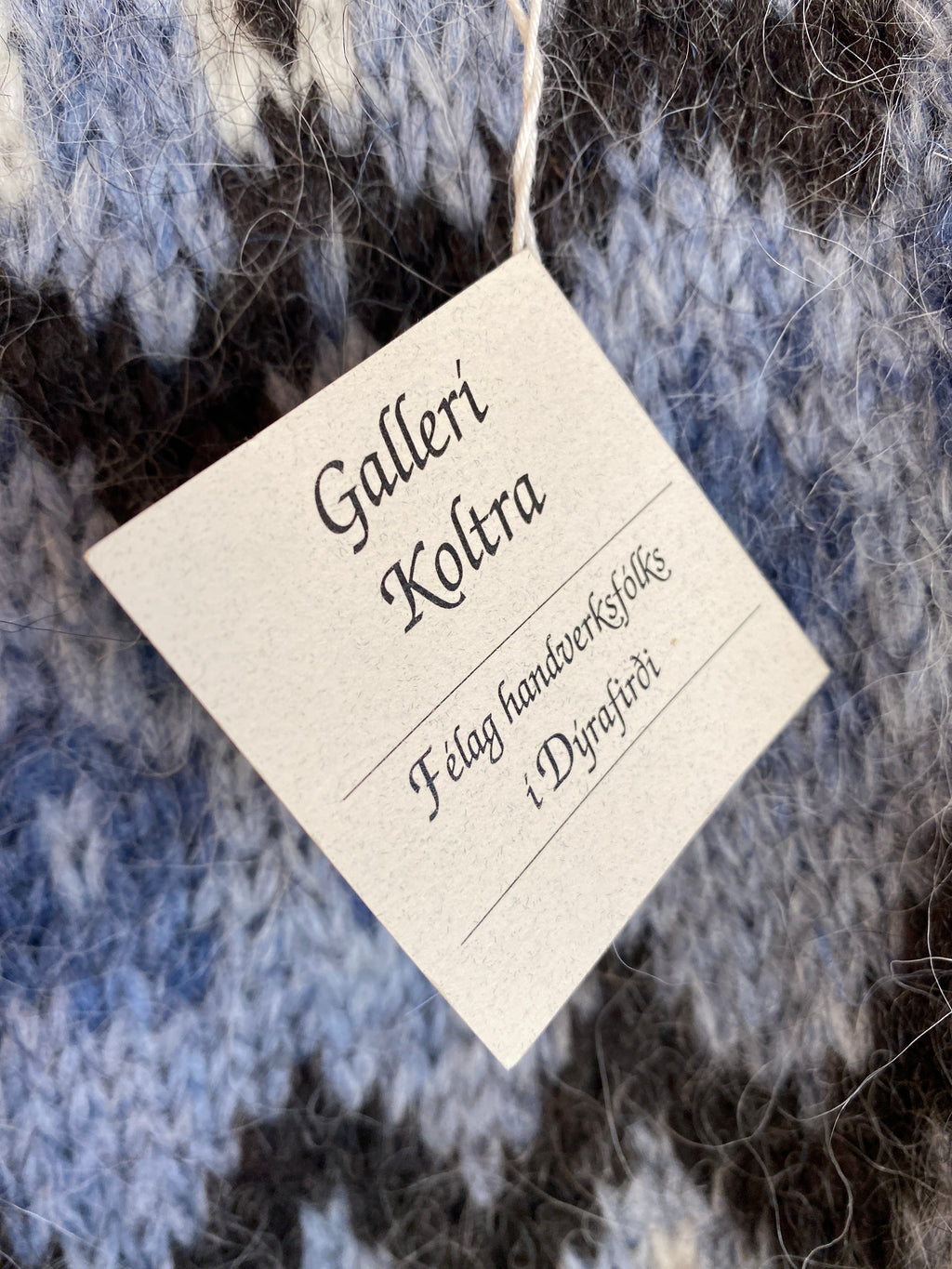Blue Nordic Wool Pullover Sweater