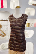 Sequin Crochet Top
