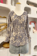 Y2K Paisley Top