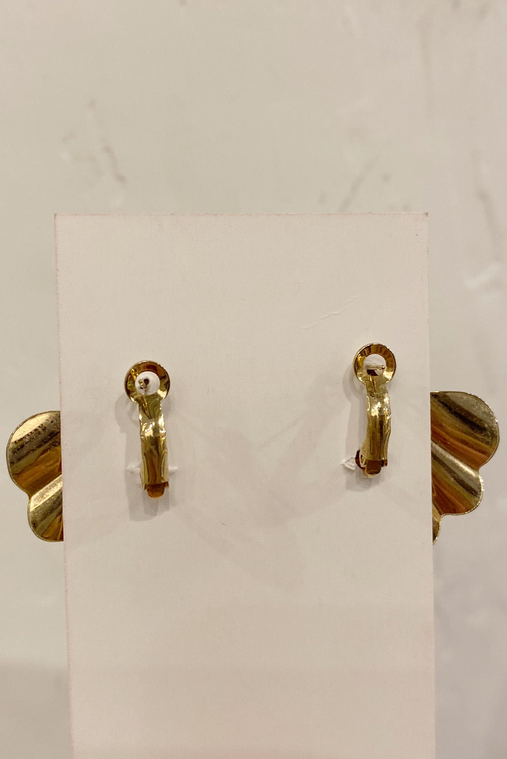 Gold Art Deco Style Earrings