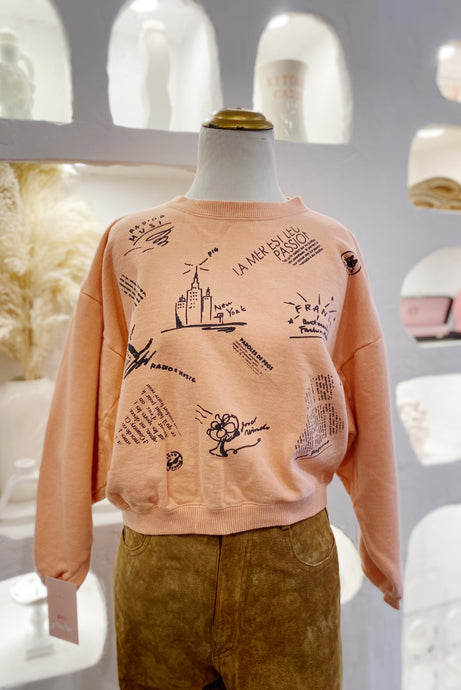 Peach Sweatshirt