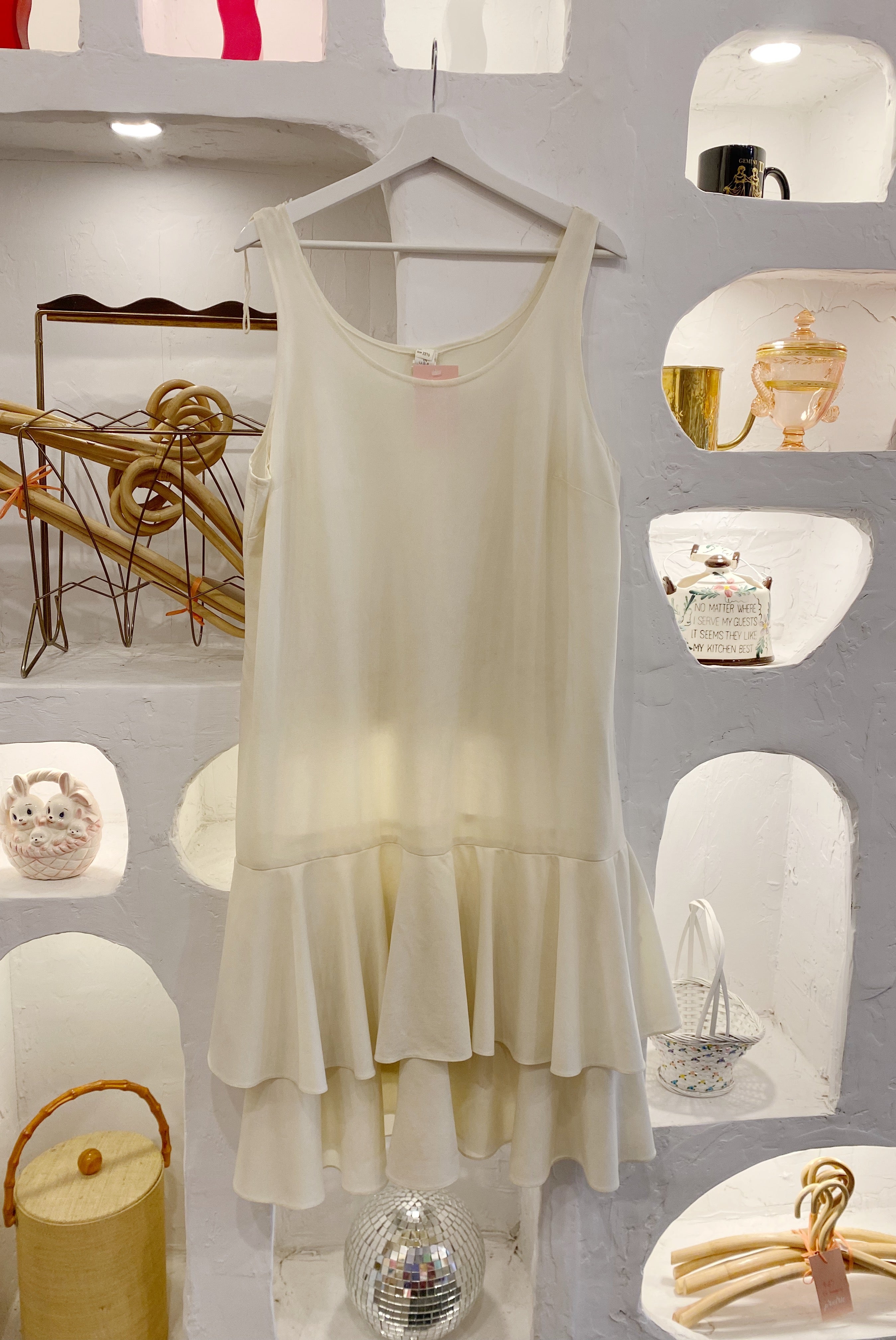 Ruffle Slip Dress