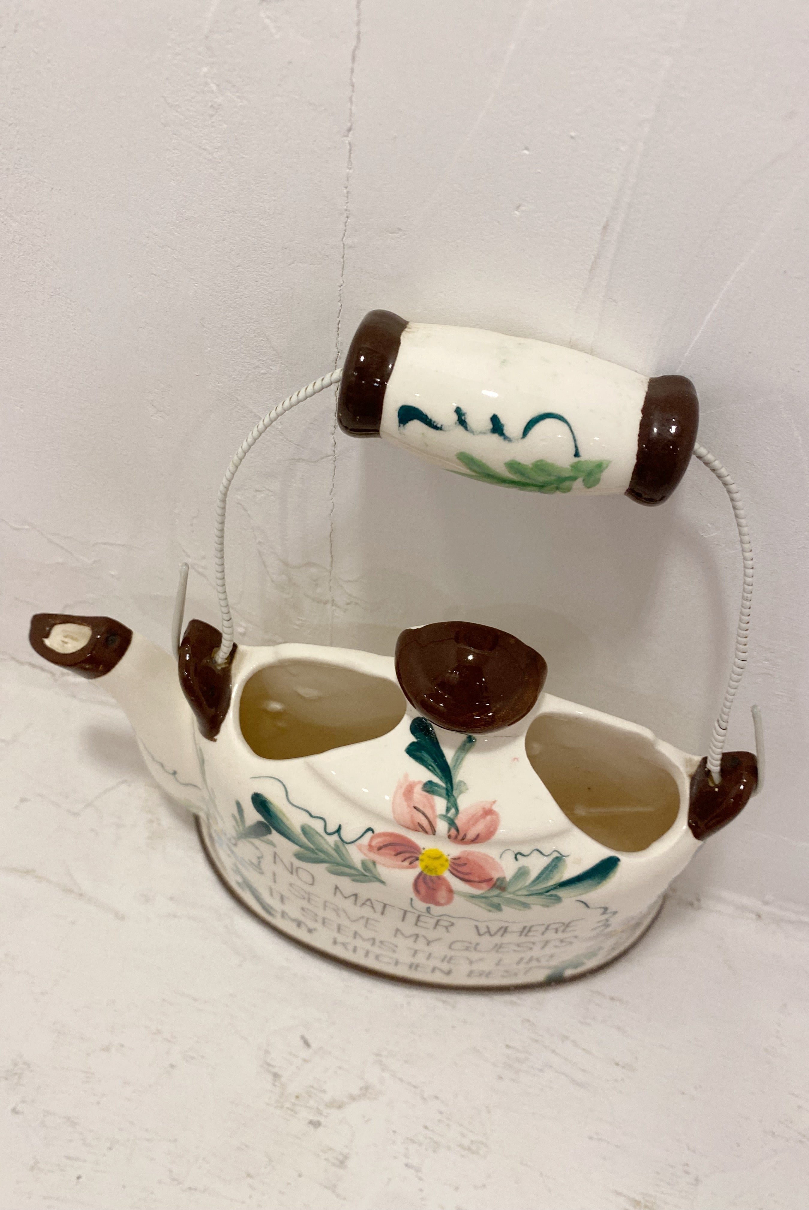Teapot Wall Vase
