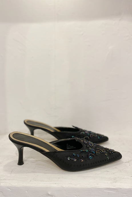 Beaded Mules