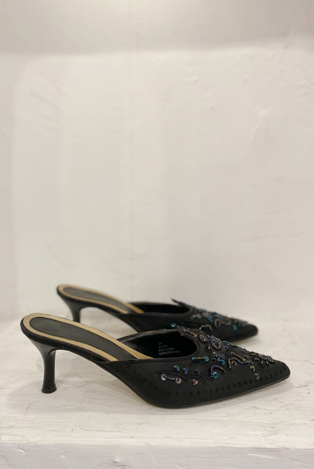 Beaded Mules