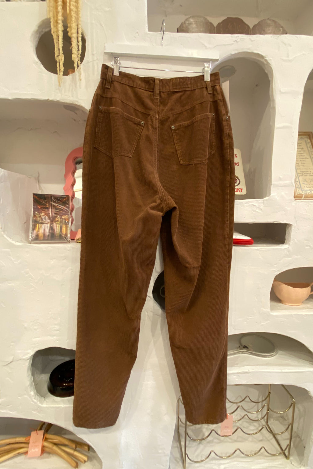 Vintage High Rise Brown Corduroy Pants