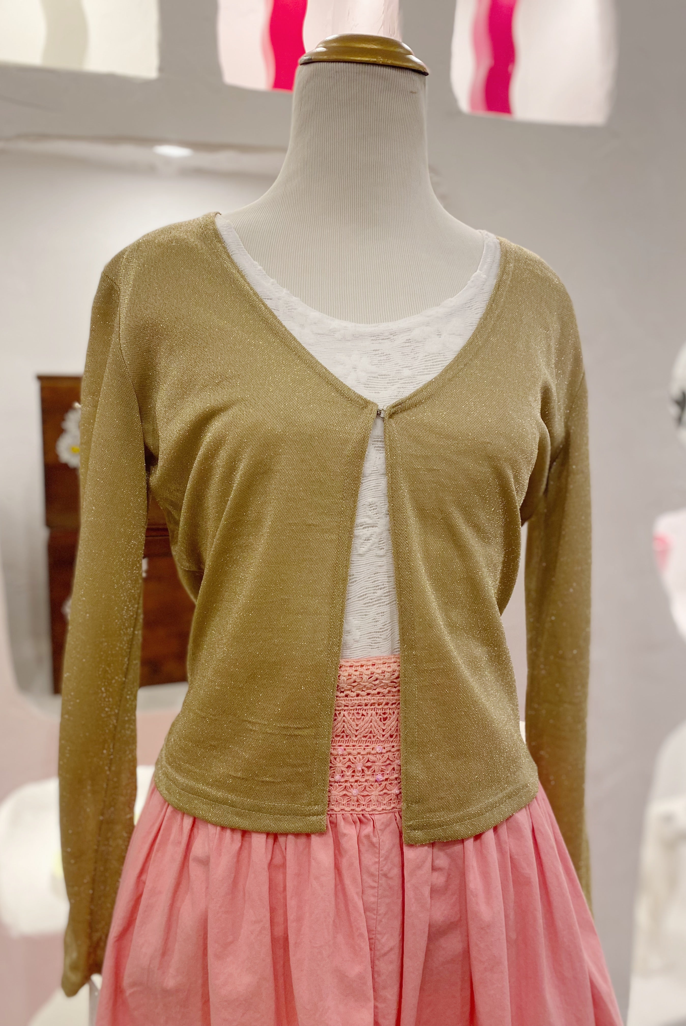 Gold Cardigan