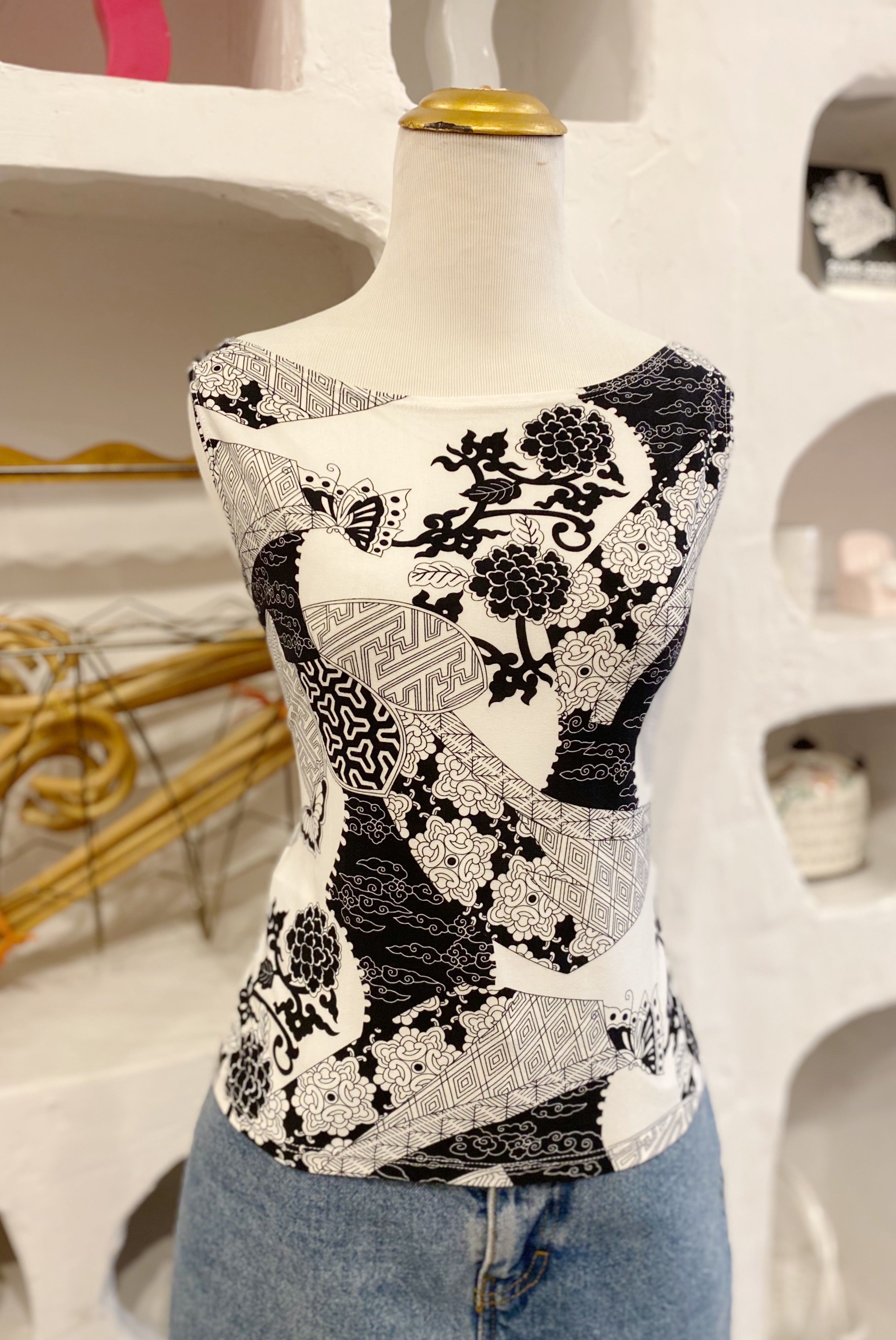 Black & White Tank