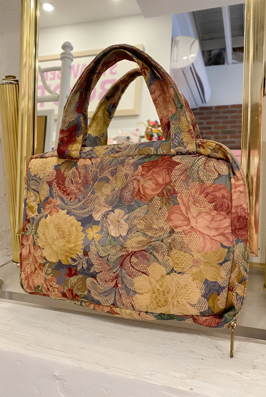 Tapestry Book Cover with Handle