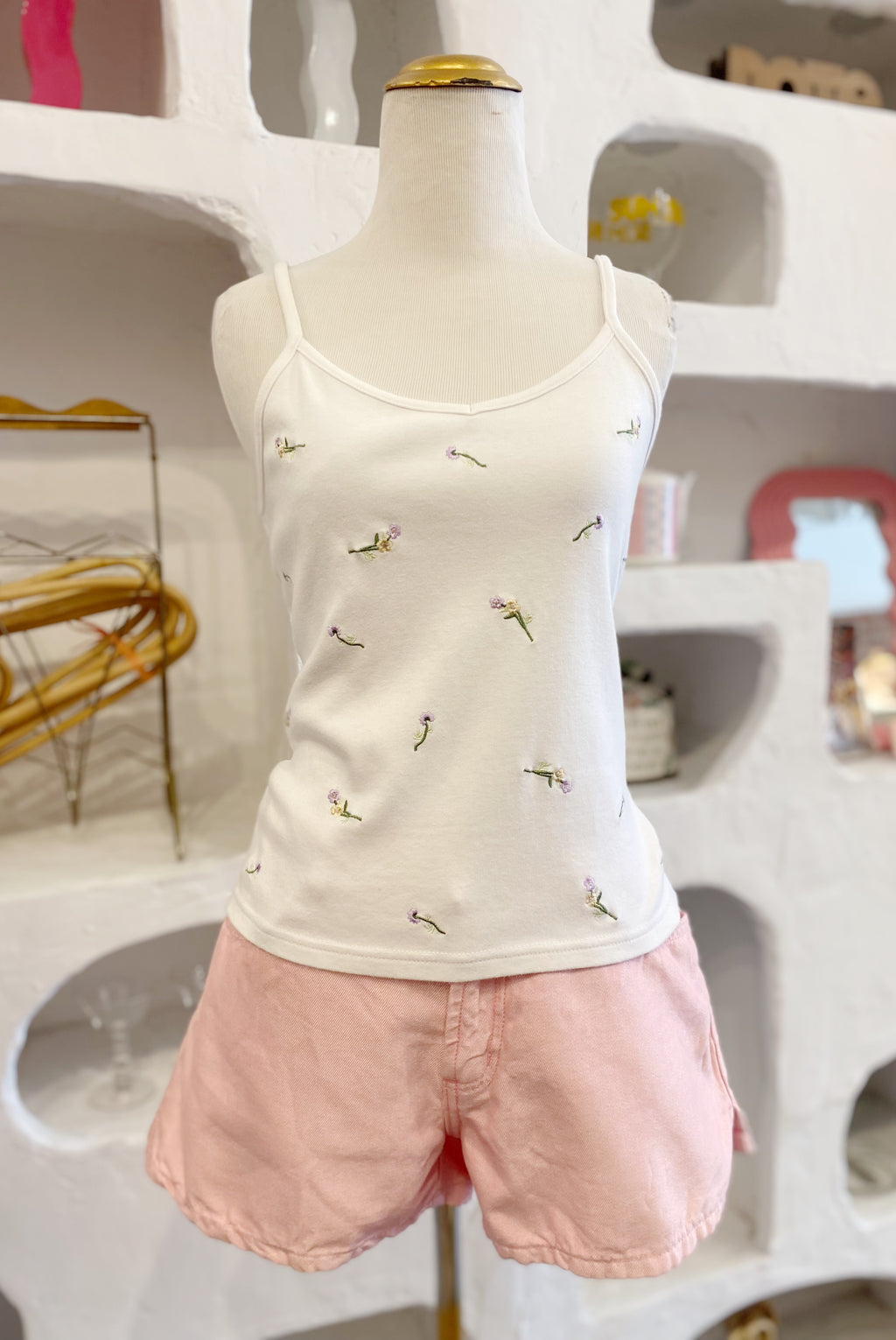 Embroidered Tank