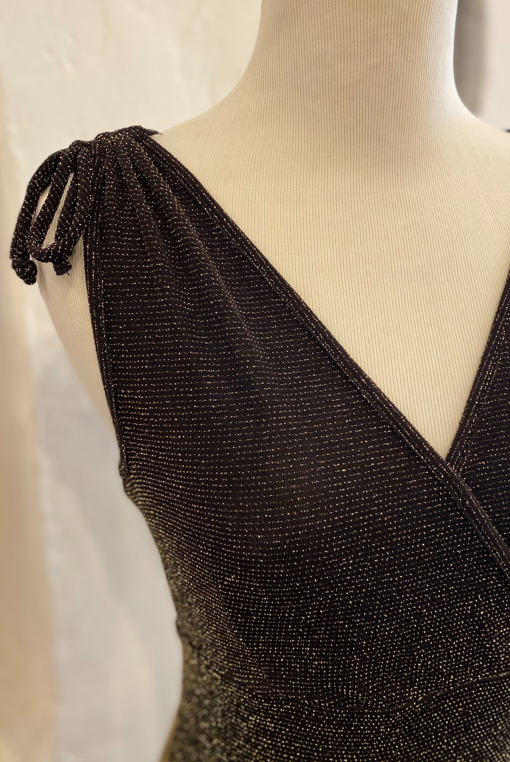 Black Glitter Dress