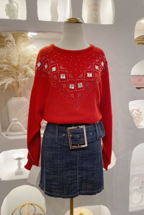 Embellished Sweater
