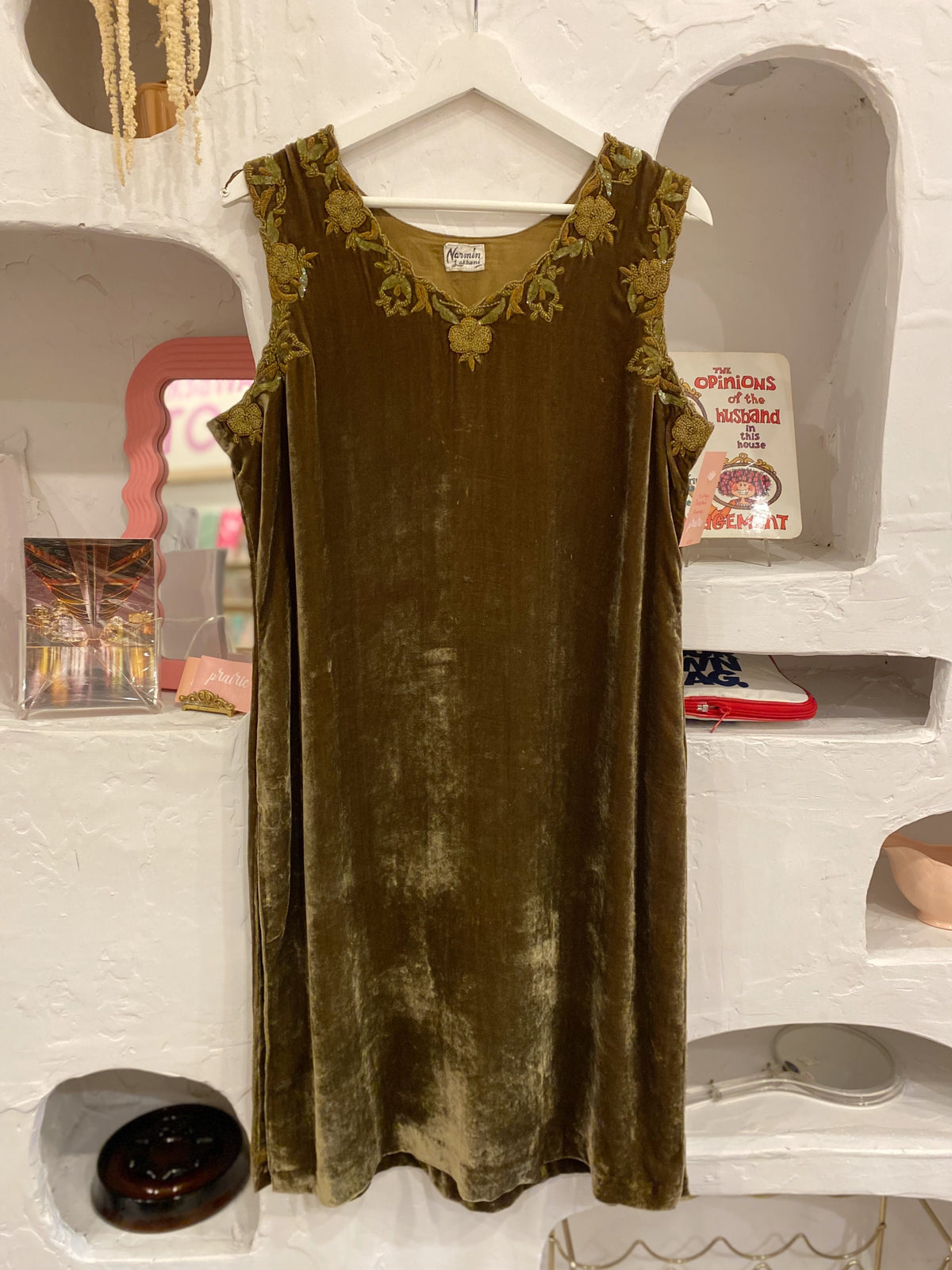 Vintage Velvet Pakistani Kameez Tunic