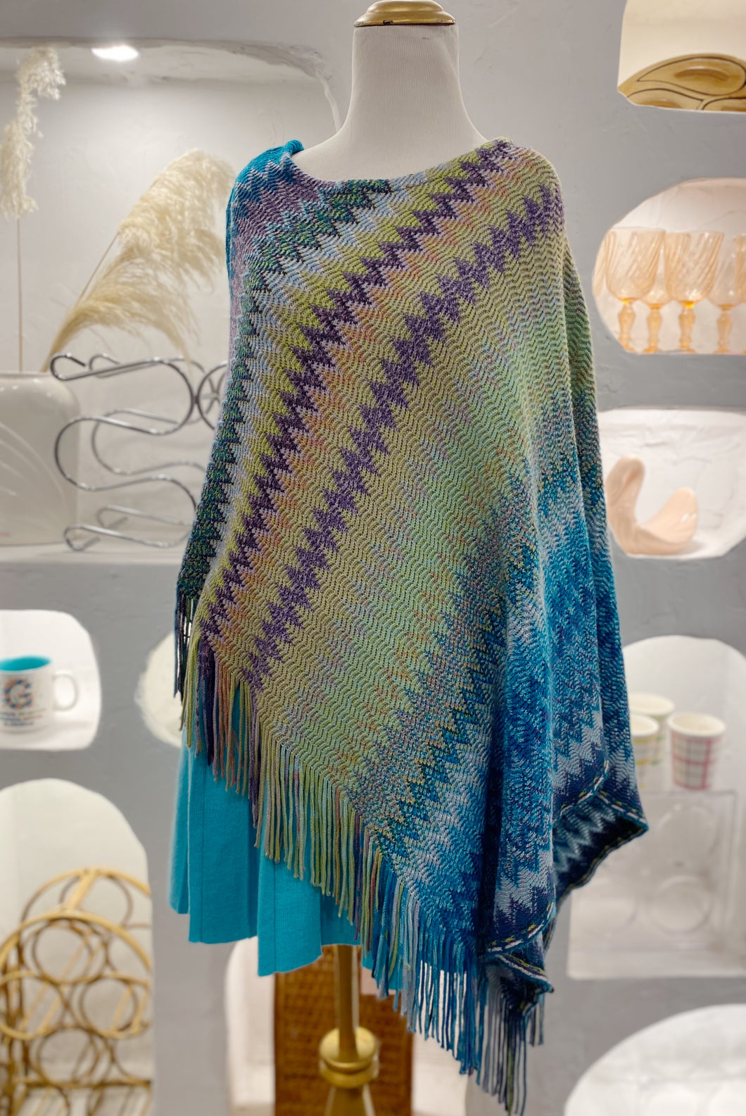 Chevron Poncho