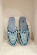 Y2K Beaded Butterfly Slippers