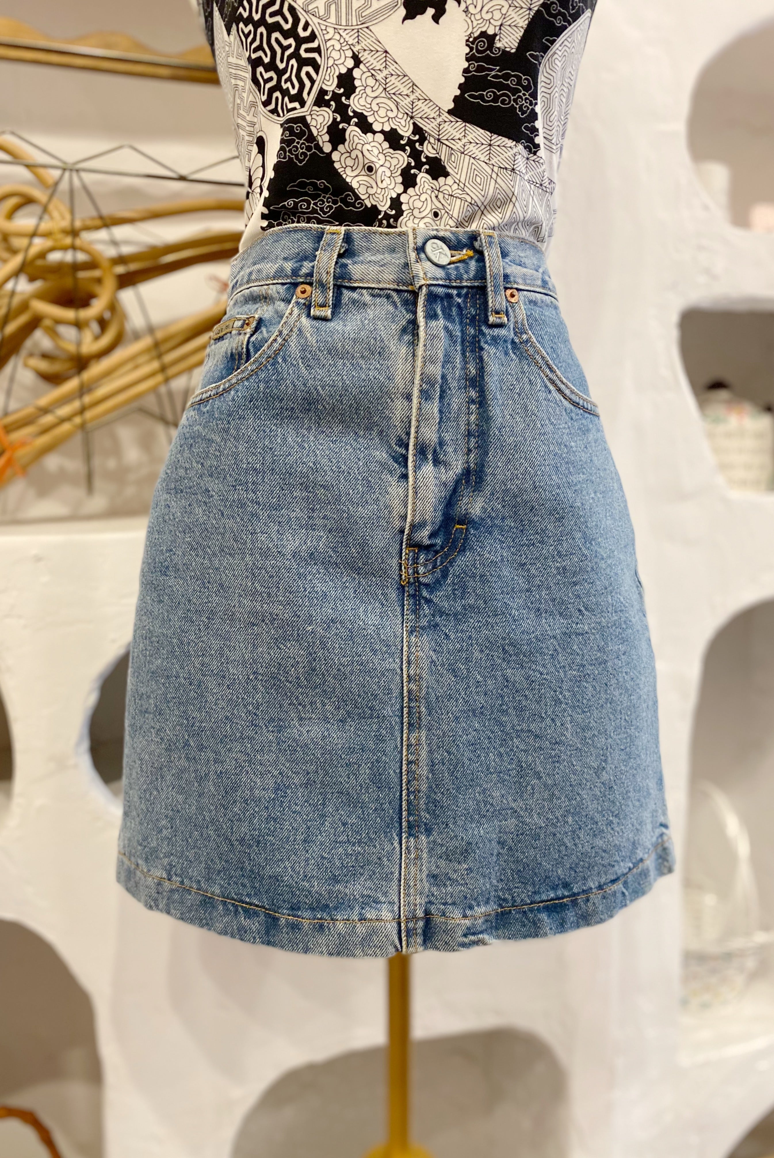 90s Jean Skirt