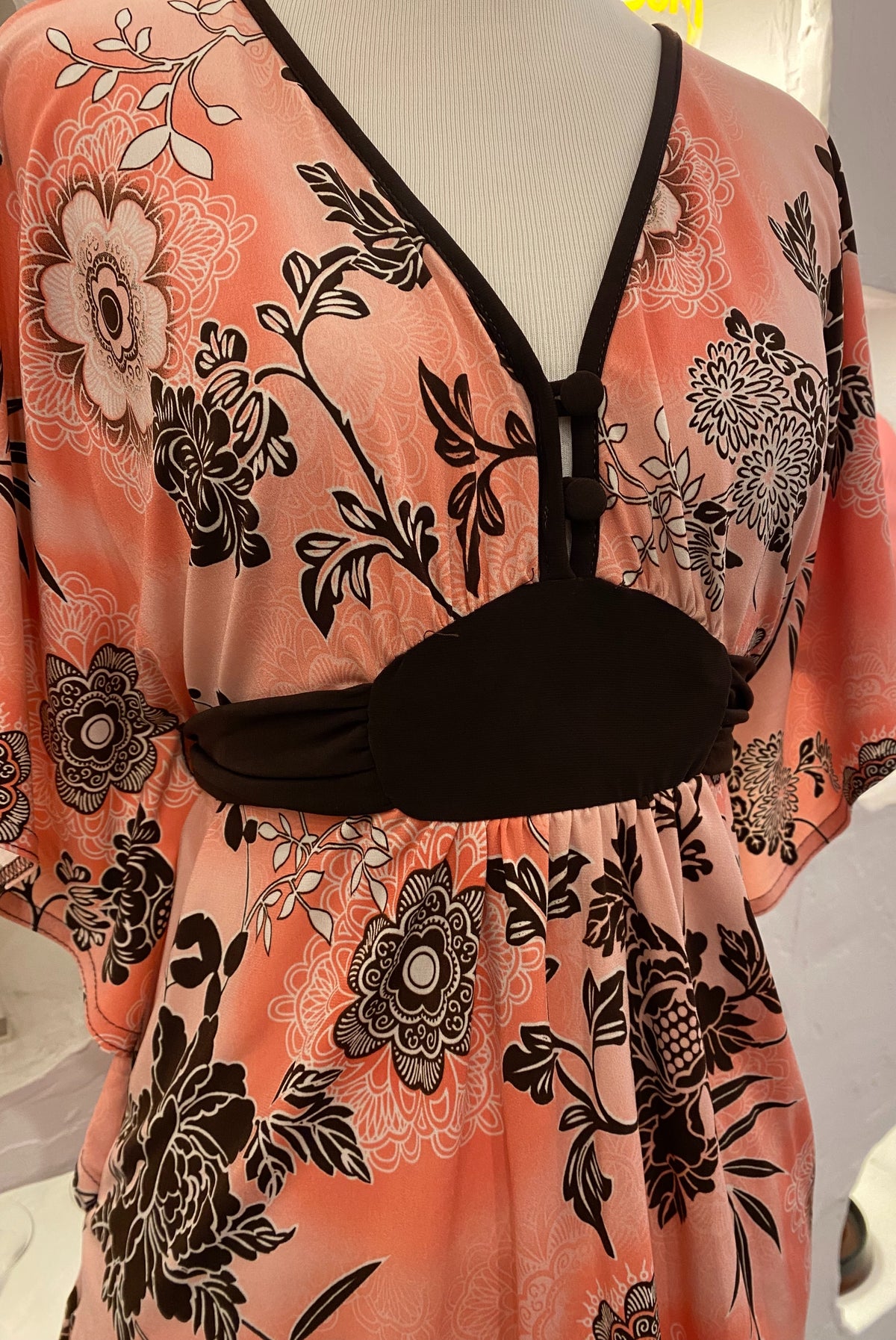 Y2K Floral Kimono Style Top