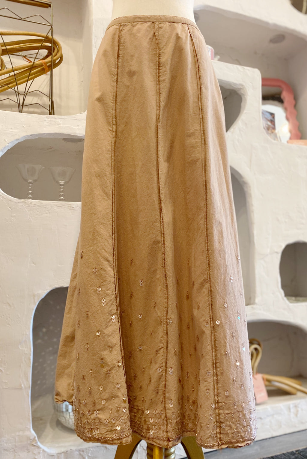 Cotton Maxi Skirt