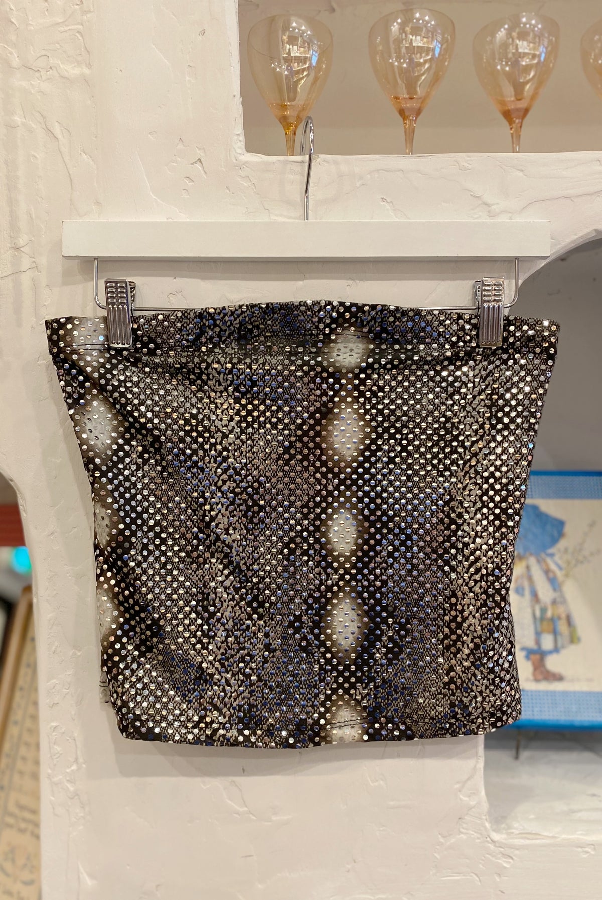 Snake Print Disco Tube Top