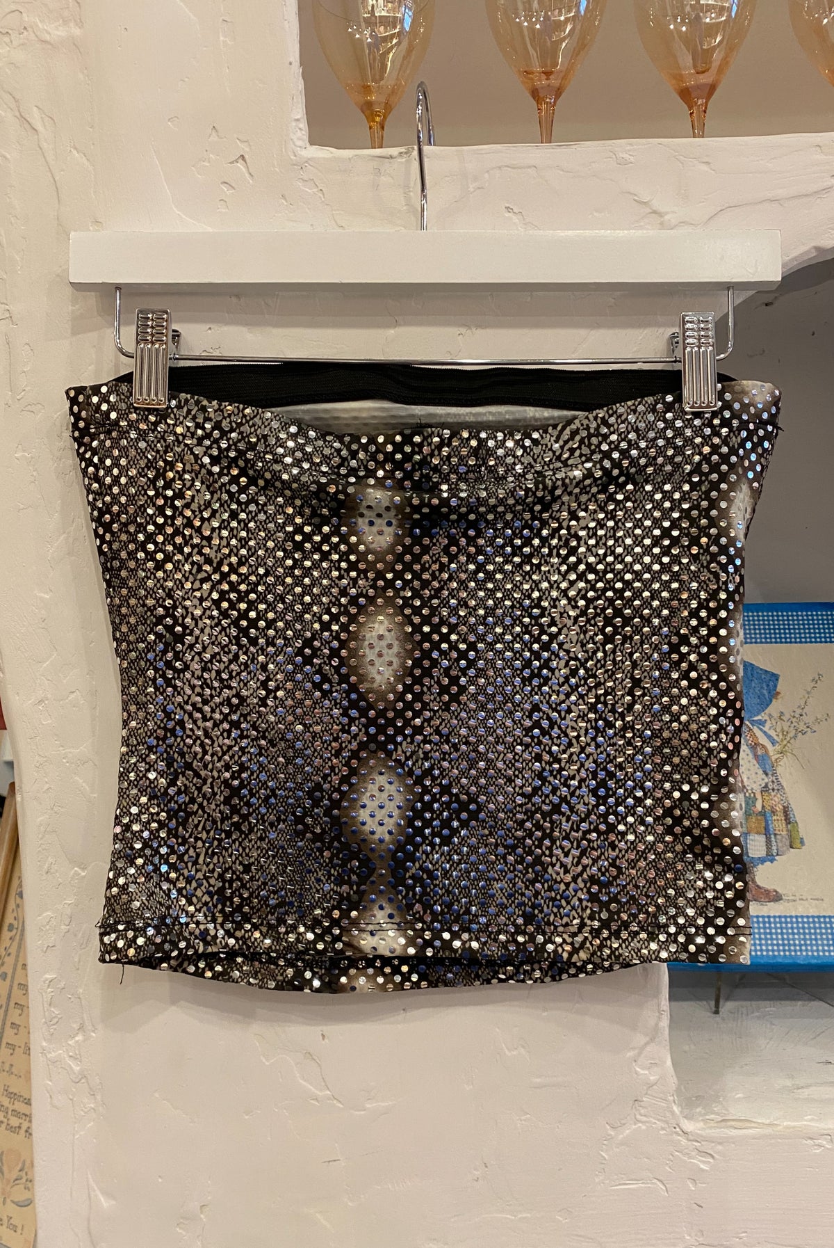 Snake Print Disco Tube Top