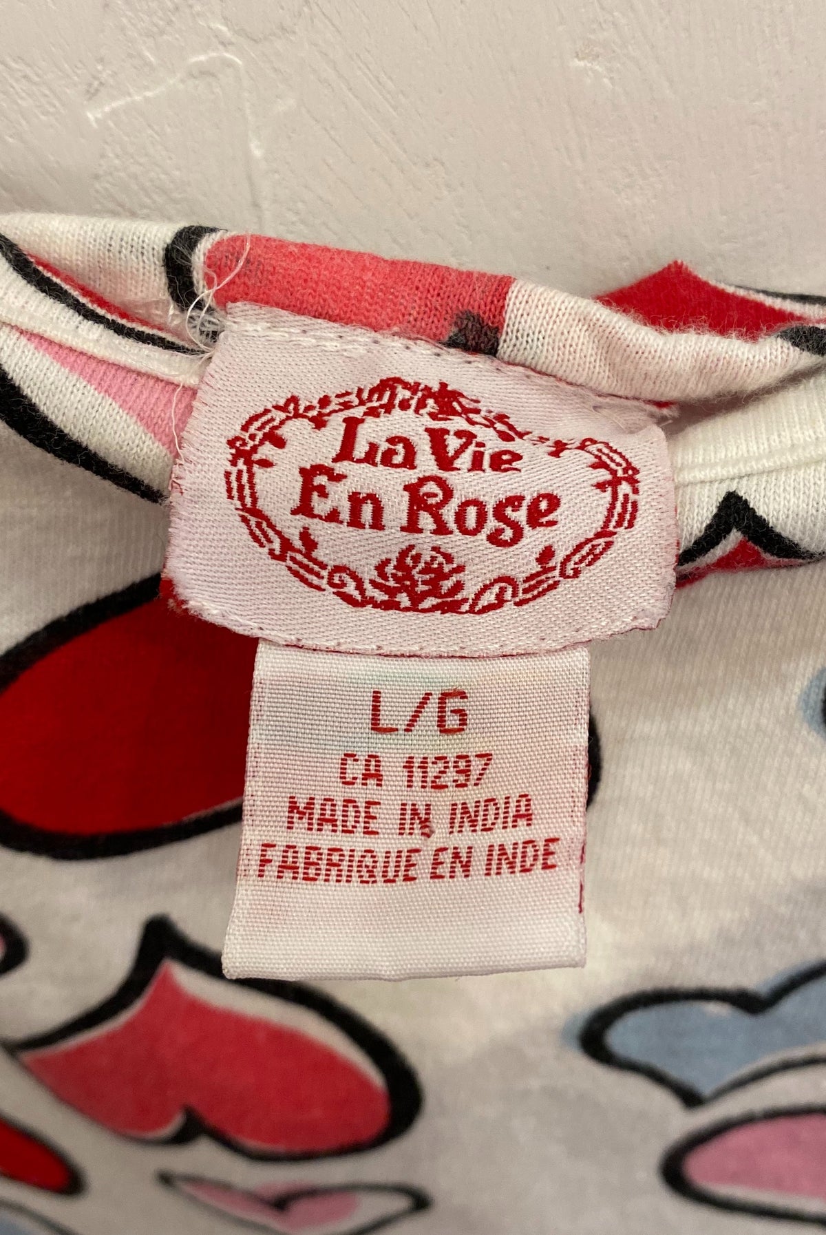 Heart Print Cotton PJ Dress