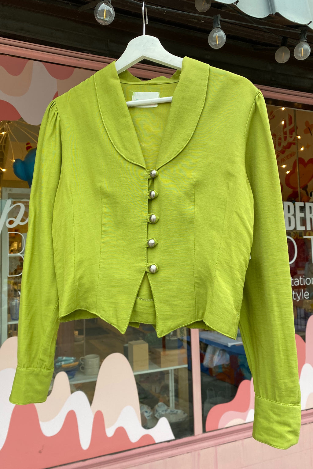 Chartreuse Green Tailored Jacket
