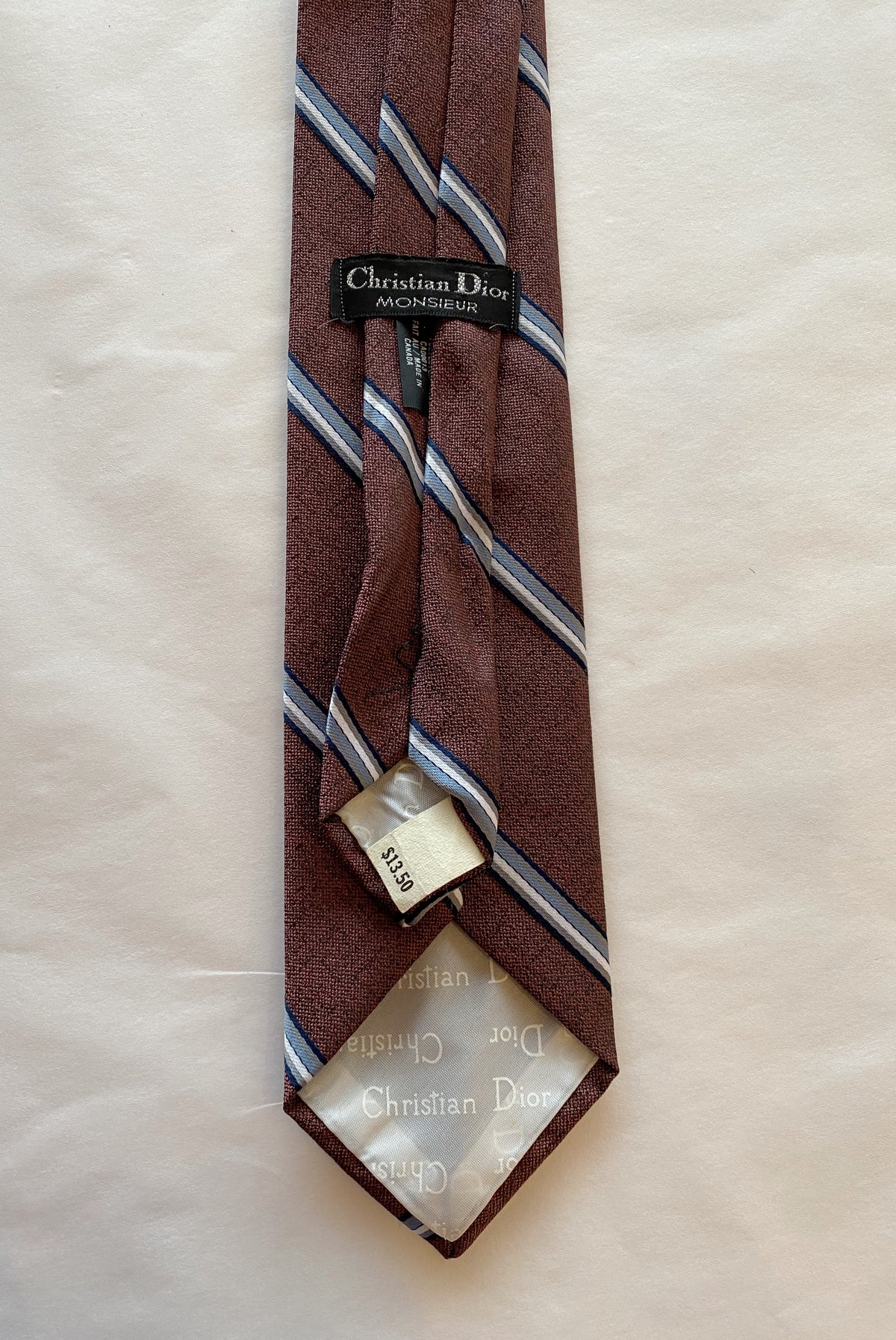 Christian Dior Monsieur Striped Tie