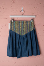 Paisley Denim Skirt