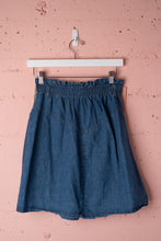 Paisley Denim Skirt