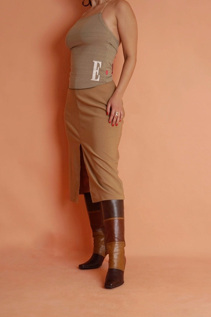 Front Slit Skirt