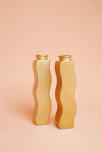 Gold Wavy Vase